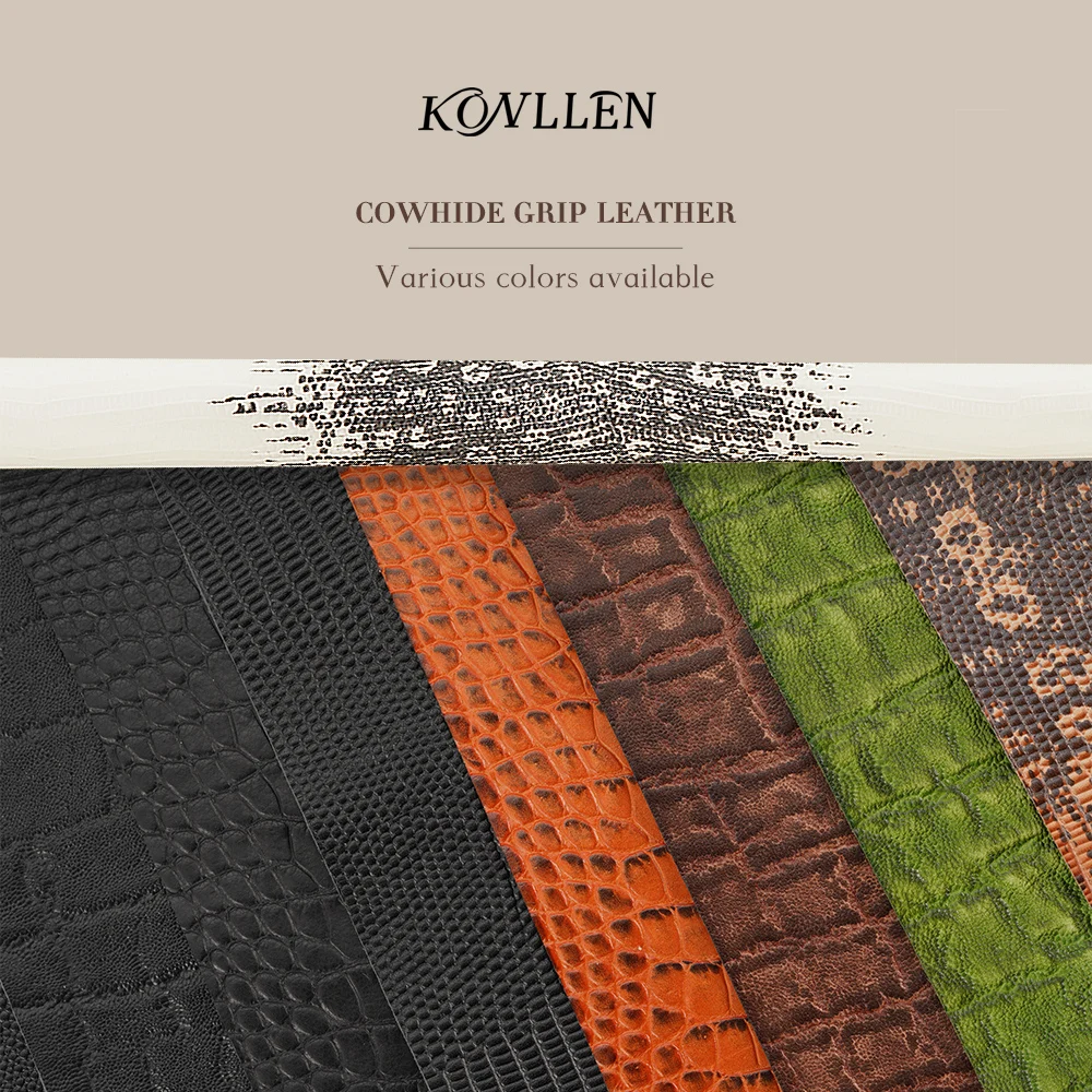 Konllen Leather Grip Wrap Cowhide Waterproof Non-slip Lizard Skin 325*100*0.6mm Leather Billiard Pool Cue Billiard Accessory
Konllen Leather Grip Wrap Cowhide Waterproof Non-slip Lizard Skin 325*100*0.6mm Leather Billiard Pool Cue Billiard Accessory