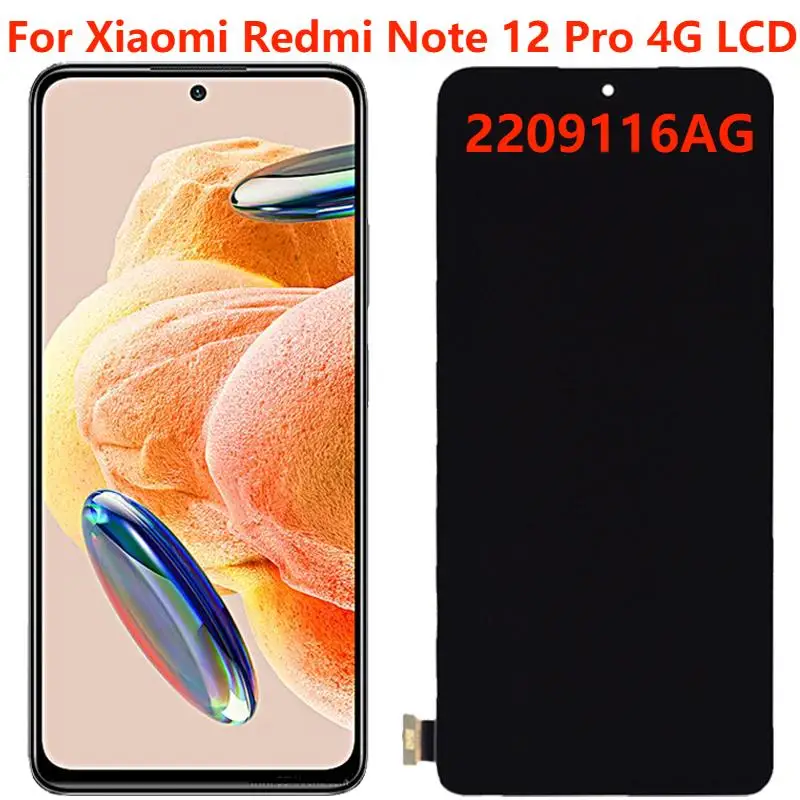 Original 6.67" Display For Xiaomi Redmi Note 12 Pro 4G 2209116AG LCD With Frame Touch Screen Digitizer Assembly Replacement
Original 6.67" Display For Xiaomi Redmi Note 12 Pro 4G 2209116AG LCD With Frame Touch Screen Digitizer Assembly Replacement