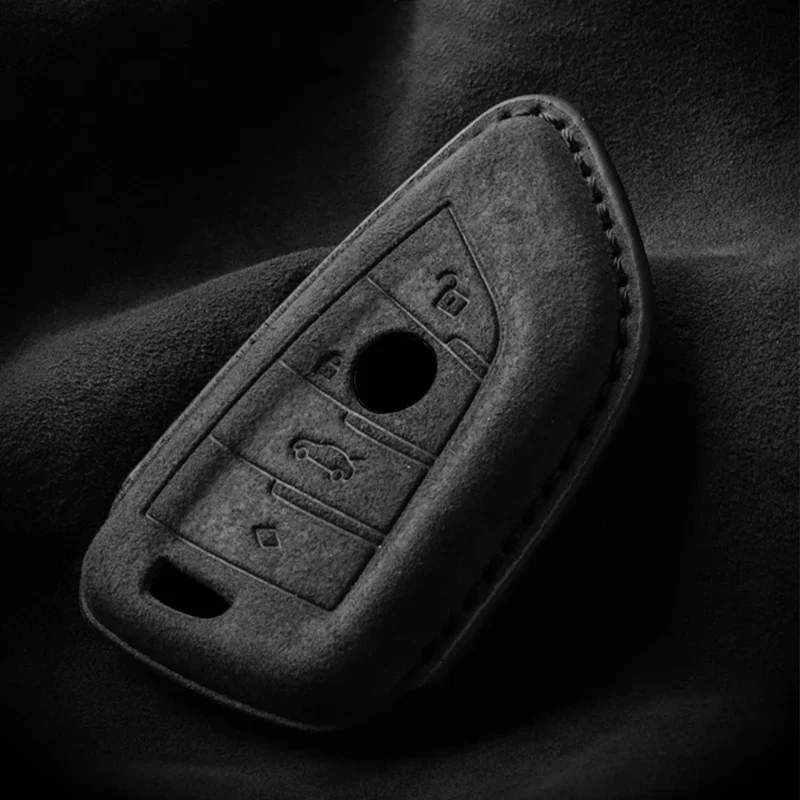 Suede Leather Car Key Case Cover Shell For BMW X1 X3 X5 X6 Series 1 2 5 7 F15 F16 E53 E70 E39 F10 F30 G30 remote keychain
Suede Leather Car Key Case Cover Shell For BMW X1 X3 X5 X6 Series 1 2 5 7 F15 F16 E53 E70 E39 F10 F30 G30 remote keychain