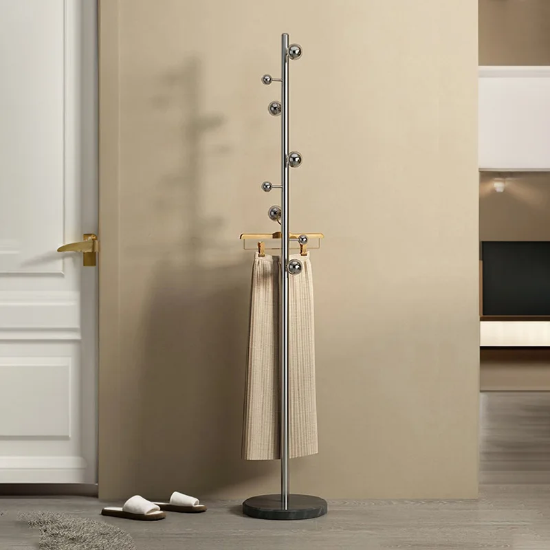 High-end stainless steel clothes rack Hanging hanger Floor-to-ceiling bedroom Light luxury senior home corner living room
High-end stainless steel clothes rack Hanging hanger Floor-to-ceiling bedroom Light luxury senior home corner living room