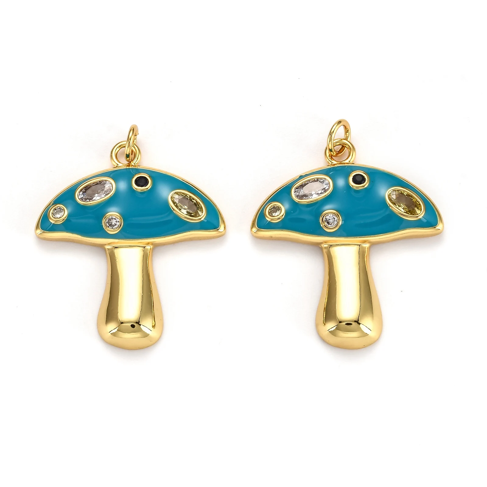 1pc Gold Plated Brass CZ Cute Mushroom Charms Cubic Zirconia Jewelry Making Enamel Pendants for Bracelet Necklace Earring DIY
1pc Gold Plated Brass CZ Cute Mushroom Charms Cubic Zirconia Jewelry Making Enamel Pendants for Bracelet Necklace Earring DIY