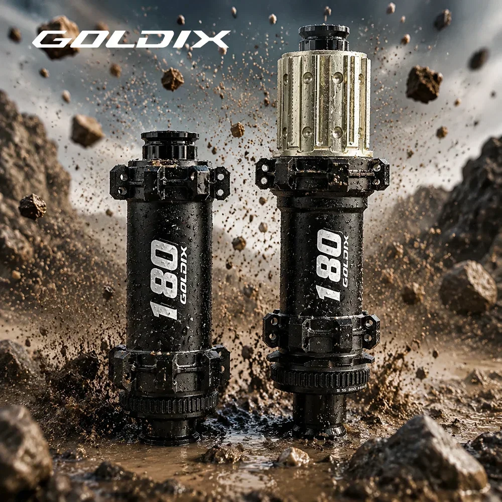 GOLDIX M180 XC MTB Bike Hub 60T Ratchet Centerlock/6 Bolt Disc Brake 28H Thru Axle HG/XD/MS Freehub Body for SHIMANO SRAM
GOLDIX M180 XC MTB Bike Hub 60T Ratchet Centerlock/6 Bolt Disc Brake 28H Thru Axle HG/XD/MS Freehub Body for SHIMANO SRAM