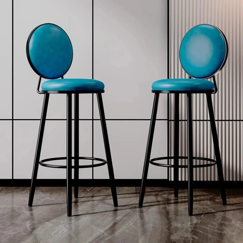 Round Luxury Salon Bar Chairs Stool Minimalistic Metal Simple High Bar Stools Nordic Comfortable Taburete Alto Design Furniture
Round Luxury Salon Bar Chairs Stool Minimalistic Metal Simple High Bar Stools Nordic Comfortable Taburete Alto Design Furniture