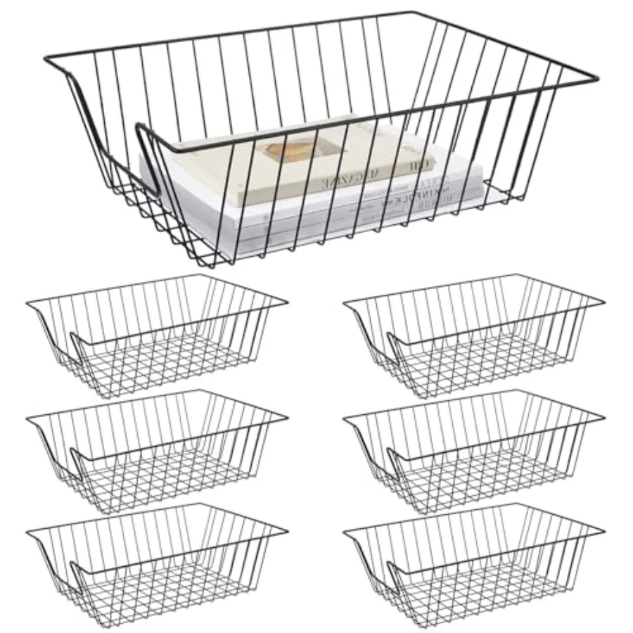 6 Pcs Letter Tray Wire Paper Trays Stackable File Desk Organizer Metal File Paper Holder Basket for Desk Desktop Letter Storage
6 Pcs Letter Tray Wire Paper Trays Stackable File Desk Organizer Metal File Paper Holder Basket for Desk Desktop Letter Storage