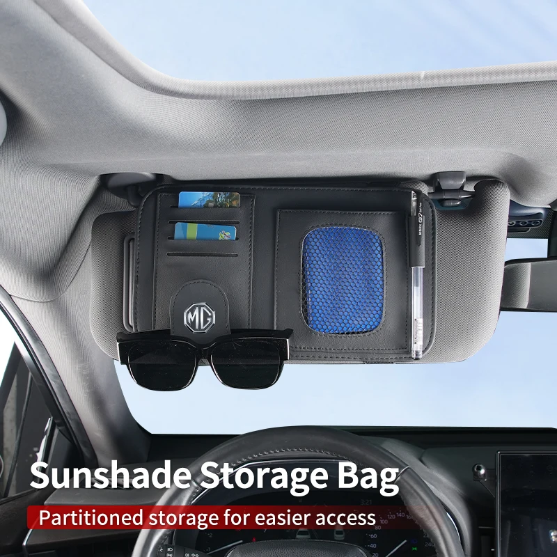 Car Sun Visor Organizer Sunglasses Holder Card Storage Bag Interior For Morris Garages MG 3 5 6 7 HS ZS GS Hector TF GT ZR
Car Sun Visor Organizer Sunglasses Holder Card Storage Bag Interior For Morris Garages MG 3 5 6 7 HS ZS GS Hector TF GT ZR