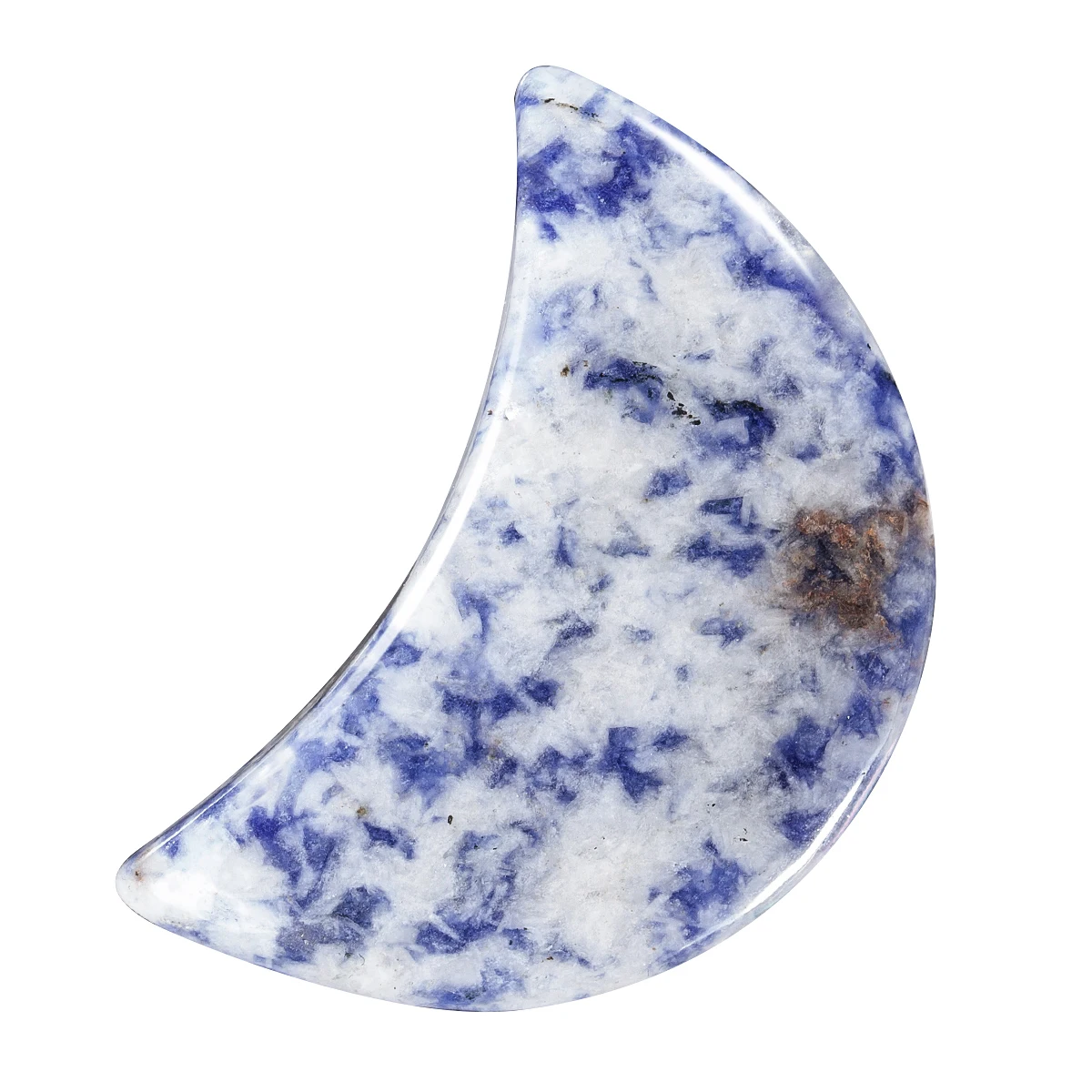 5pcs Moon Shape Healing Crystal Polished Worry Stone Reiki Sodalite Palm Stone For Chakra Balancing Jewelry Making Home Decor
5pcs Moon Shape Healing Crystal Polished Worry Stone Reiki Sodalite Palm Stone For Chakra Balancing Jewelry Making Home Decor