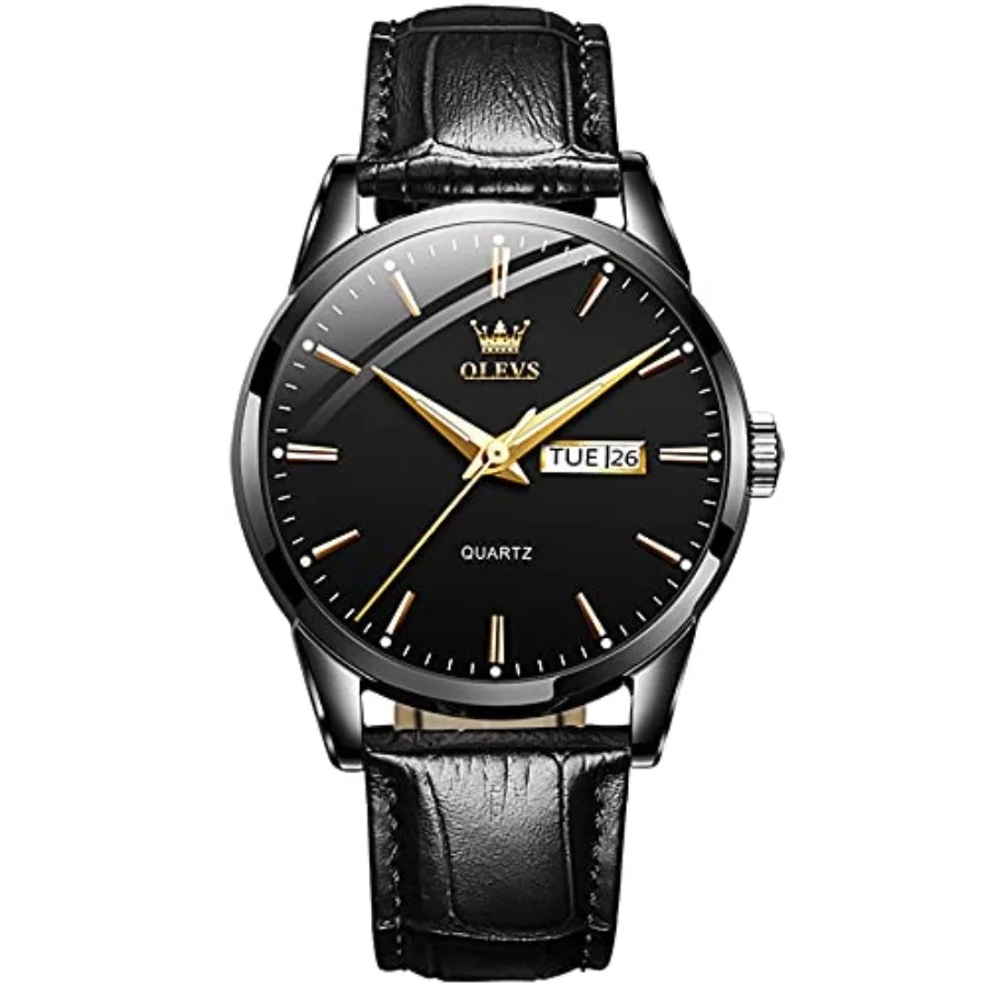 OLEVS Men's Simple Watch with Day and Date, Stainless Steel Analog Quartz Watches for Men, Classic Luminous Hands Men's Dress W
OLEVS Men's Simple Watch with Day and Date, Stainless Steel Analog Quartz Watches for Men, Classic Luminous Hands Men's Dress W