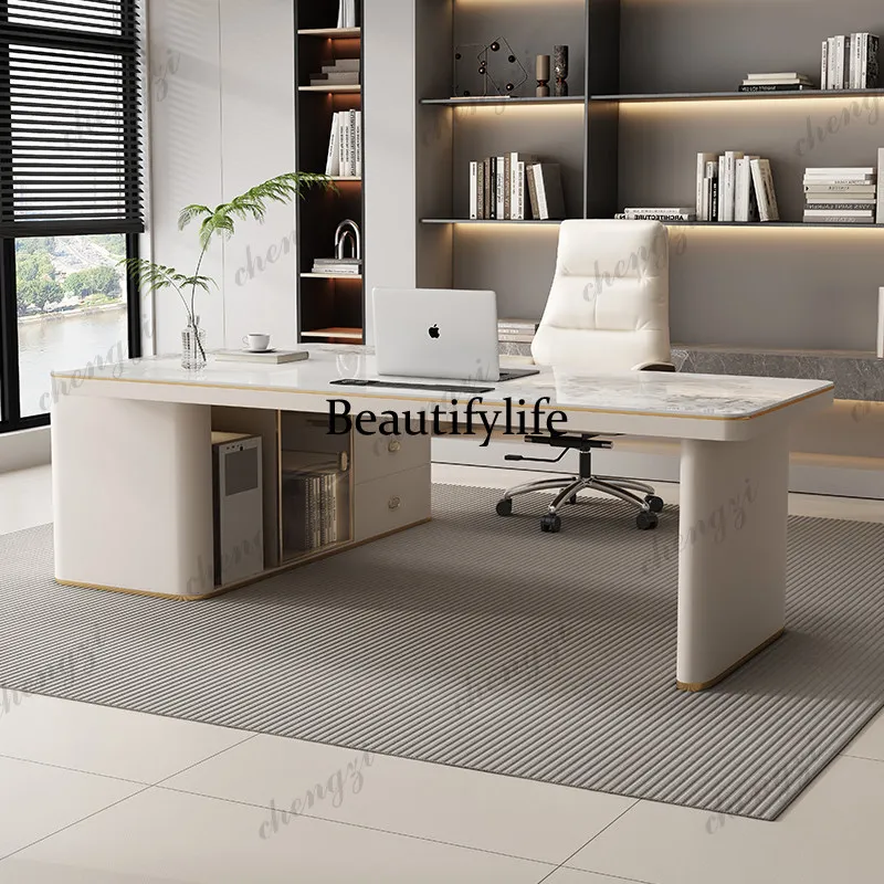 Light luxury rock slab corner desk home study modern simplicity, light luxury computer desk
Light luxury rock slab corner desk home study modern simplicity, light luxury computer desk