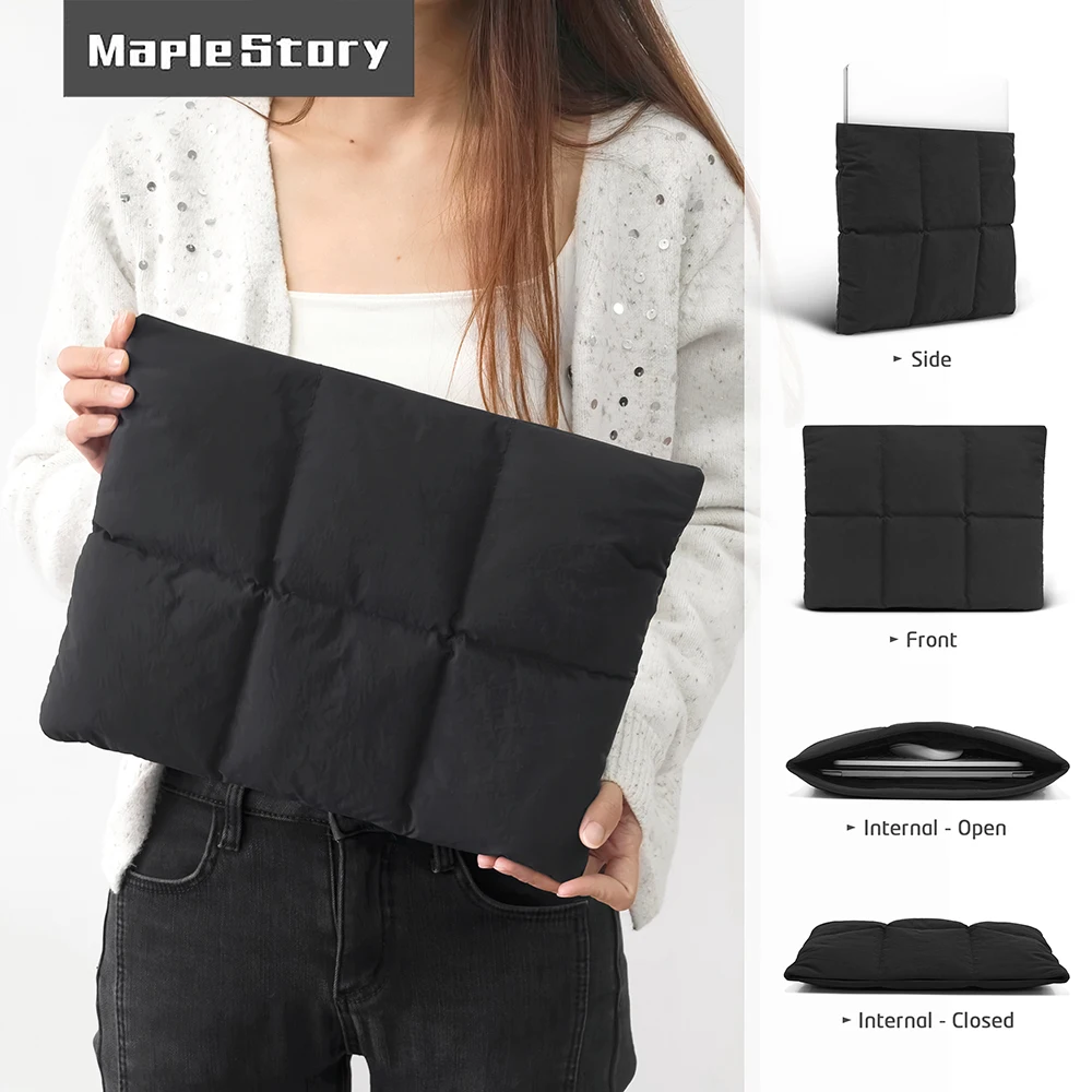 Пышная сумка для ноутбука 13-13,3 15-15,6 дюйма, противоударная наволочка, совместимая со стеганым чехлом для переноски ноутбука MacBook Air/Pro
Пышная сумка для ноутбука 13-13,3 15-15,6 дюйма, противоударная наволочка, совместимая со стеганым чехлом для переноски ноутбука MacBook Air/Pro