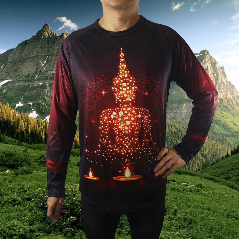 Outdoor Buddhism Cycling Jersey Men Long Sleeve Mx Shirt Motocross Top Road Bicycle Clothes Fishing Downhill Sports Wear Church
Outdoor Buddhism Cycling Jersey Men Long Sleeve Mx Shirt Motocross Top Road Bicycle Clothes Fishing Downhill Sports Wear Church
