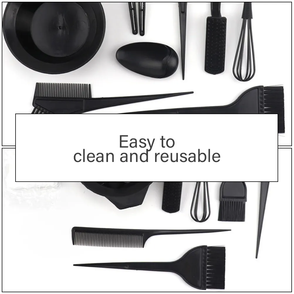 Набор для окрашивания волос: 1 комплект инструментов с чашей для смешивания, кистями, защитными накладками для ушей, многоразовые, термостойкие, антистатические, для всех типов волос, для домашнего использования
Набор для окрашивания волос: 1 комплект инструментов с чашей для смешивания, кистями, защитными накладками для ушей, многоразовые, термостойкие, антистатические, для всех типов волос, для домашнего использования