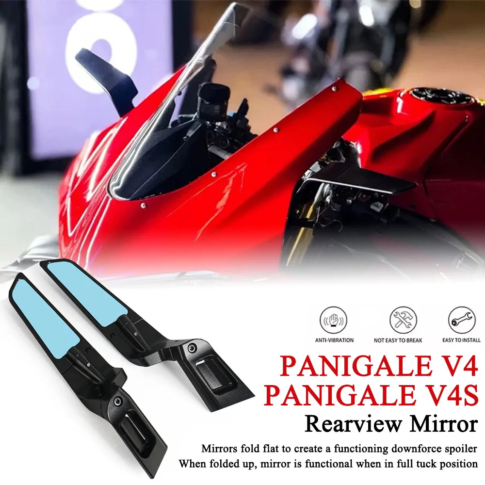 Fit For Ducati Panigale V4 Panigale V4S 2025 2026 NEW Motorcycle Aluminum Rearview Mirror Kit Rotate Adjustable Side View Mirror
Fit For Ducati Panigale V4 Panigale V4S 2025 2026 NEW Motorcycle Aluminum Rearview Mirror Kit Rotate Adjustable Side View Mirror