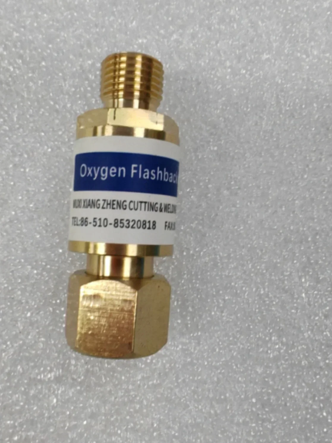 Oxygen flashback Oxygen in/out thread M12*1.25 Genuine Flashback Arrestor
Oxygen flashback Oxygen in/out thread M12*1.25 Genuine Flashback Arrestor
