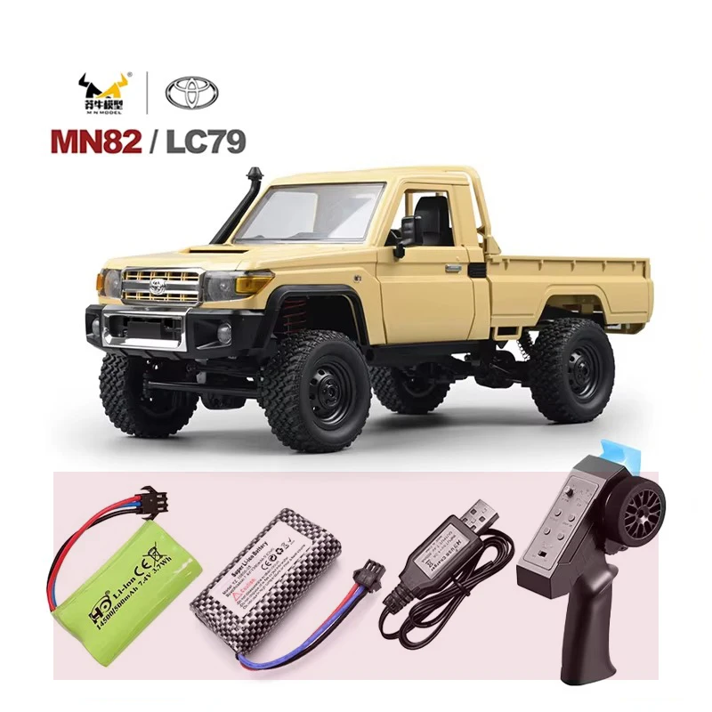 1:12 Full Size MN82 Model RTR Version Remote Control Car 2.4G 4WD 280 Motor Scale Off-road Remote Control Car Boy's Gift
1:12 Full Size MN82 Model RTR Version Remote Control Car 2.4G 4WD 280 Motor Scale Off-road Remote Control Car Boy's Gift