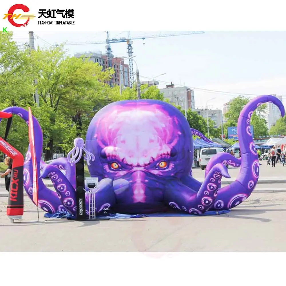 Custom Made Angry Inflatable Octopus Stage Decoration Popular Inflatable Octopus Tentacles Ground Balloon with Free Blower
Custom Made Angry Inflatable Octopus Stage Decoration Popular Inflatable Octopus Tentacles Ground Balloon with Free Blower