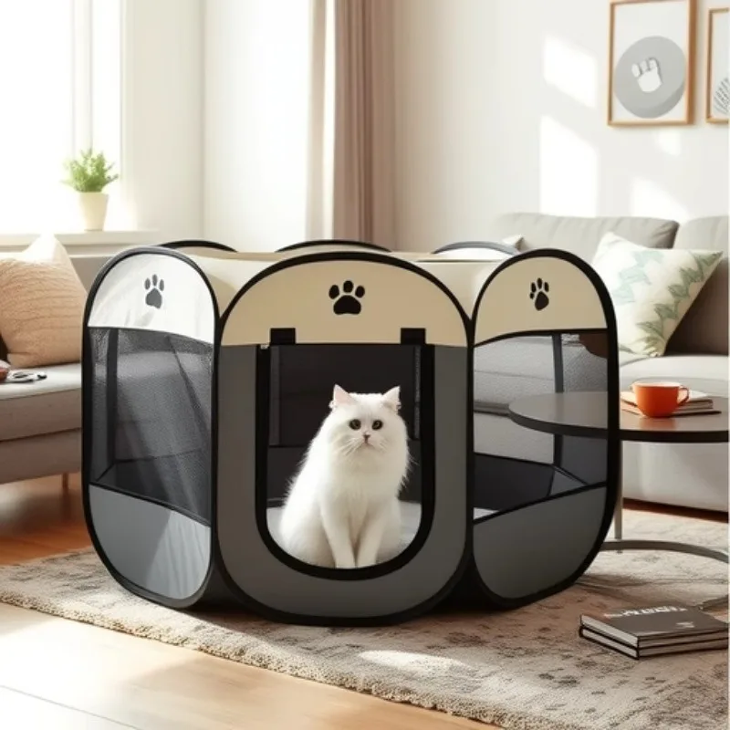 Universal Enclosed Cat Bed Kennel Tent Octagonal Cage Fence Pet Bed Convenience Aesthetic Pet Products Haustierbett XY40CWC
Universal Enclosed Cat Bed Kennel Tent Octagonal Cage Fence Pet Bed Convenience Aesthetic Pet Products Haustierbett XY40CWC