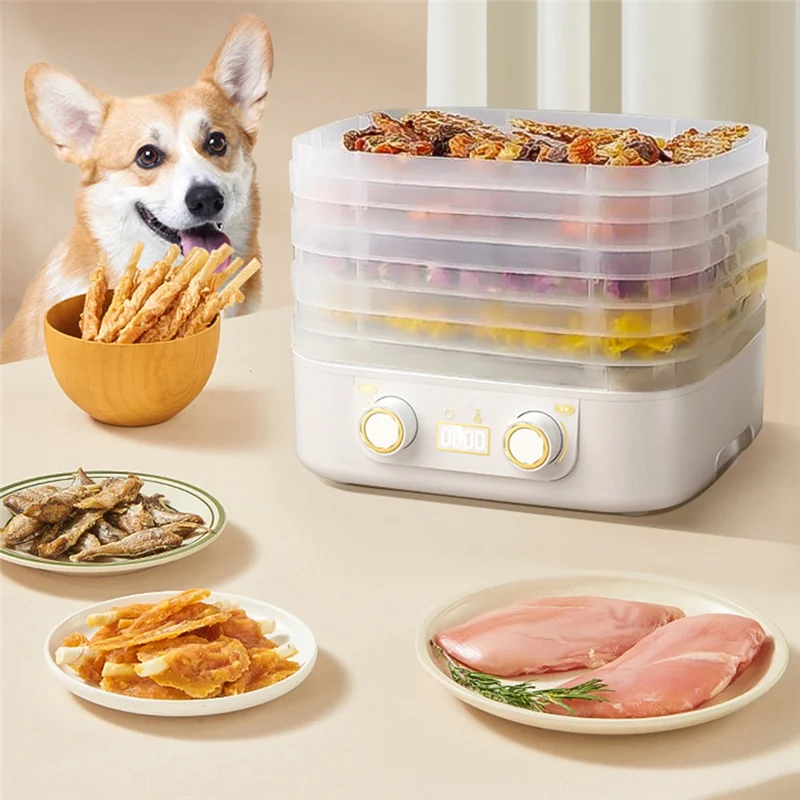 ABRS-5 Layer Smart Electric Food Dryer 360° Hot Air Circulation Drying Dried Fruit Machine Food Drying Machine UK Plug
ABRS-5 Layer Smart Electric Food Dryer 360° Hot Air Circulation Drying Dried Fruit Machine Food Drying Machine UK Plug