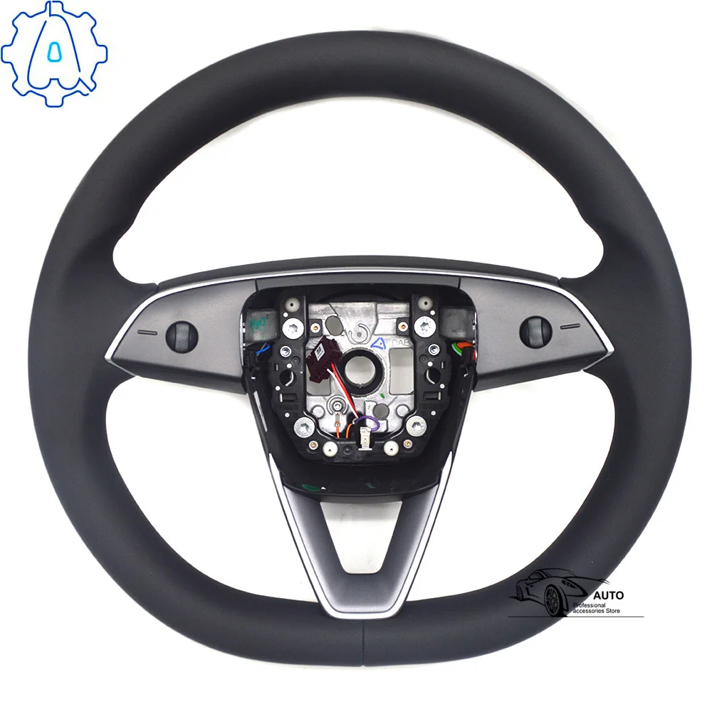 Full leather steering wheel for Tesla moudel 3 Y multifunctional steering wheel
Full leather steering wheel for Tesla moudel 3 Y multifunctional steering wheel