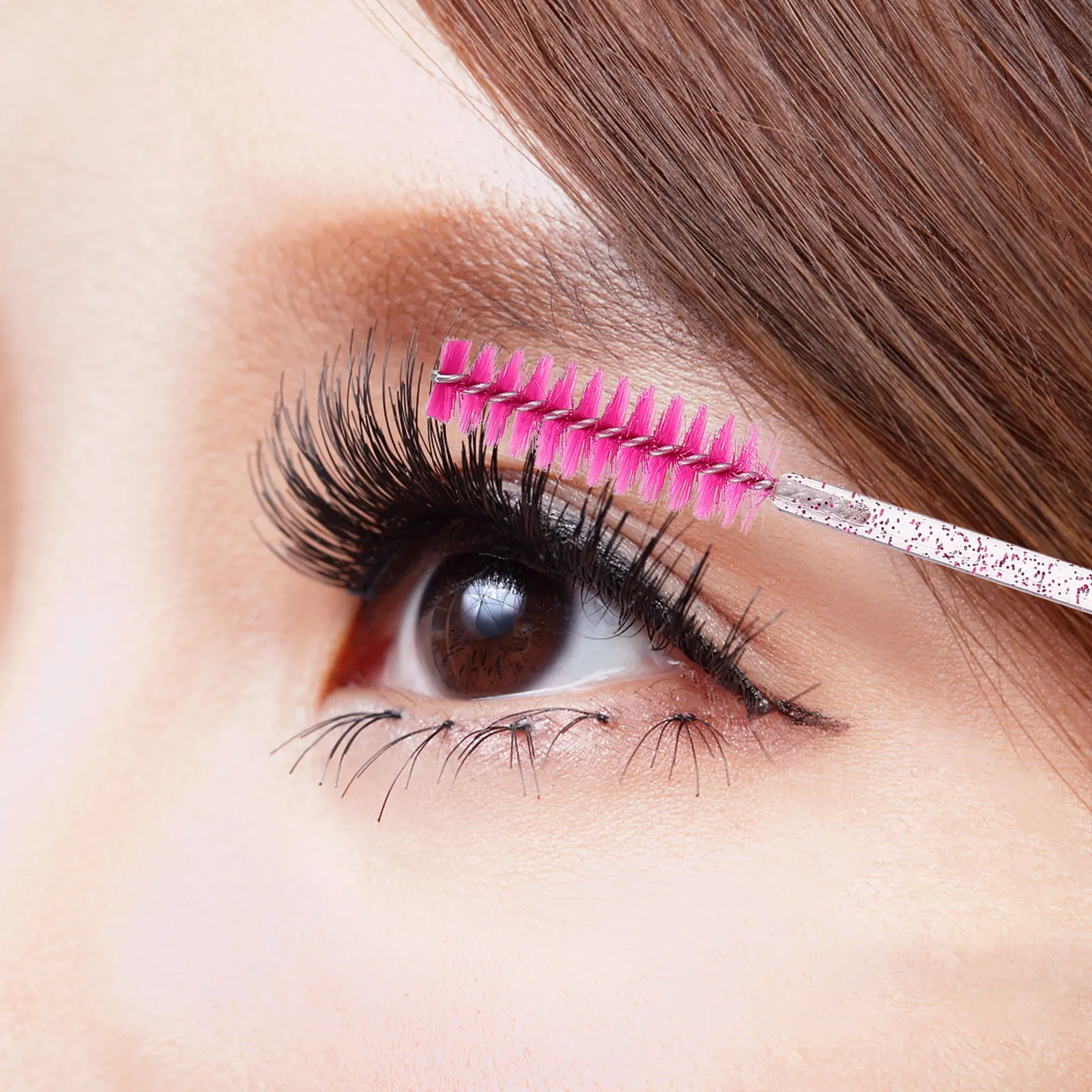 8pcs Eyelash Brush Comb Acrylic Diamond Tube For Mascara Application Portable Makeup Tool Lash Brow Brush 
8pcs Eyelash Brush Comb Acrylic Diamond Tube For Mascara Application Portable Makeup Tool Lash Brow Brush