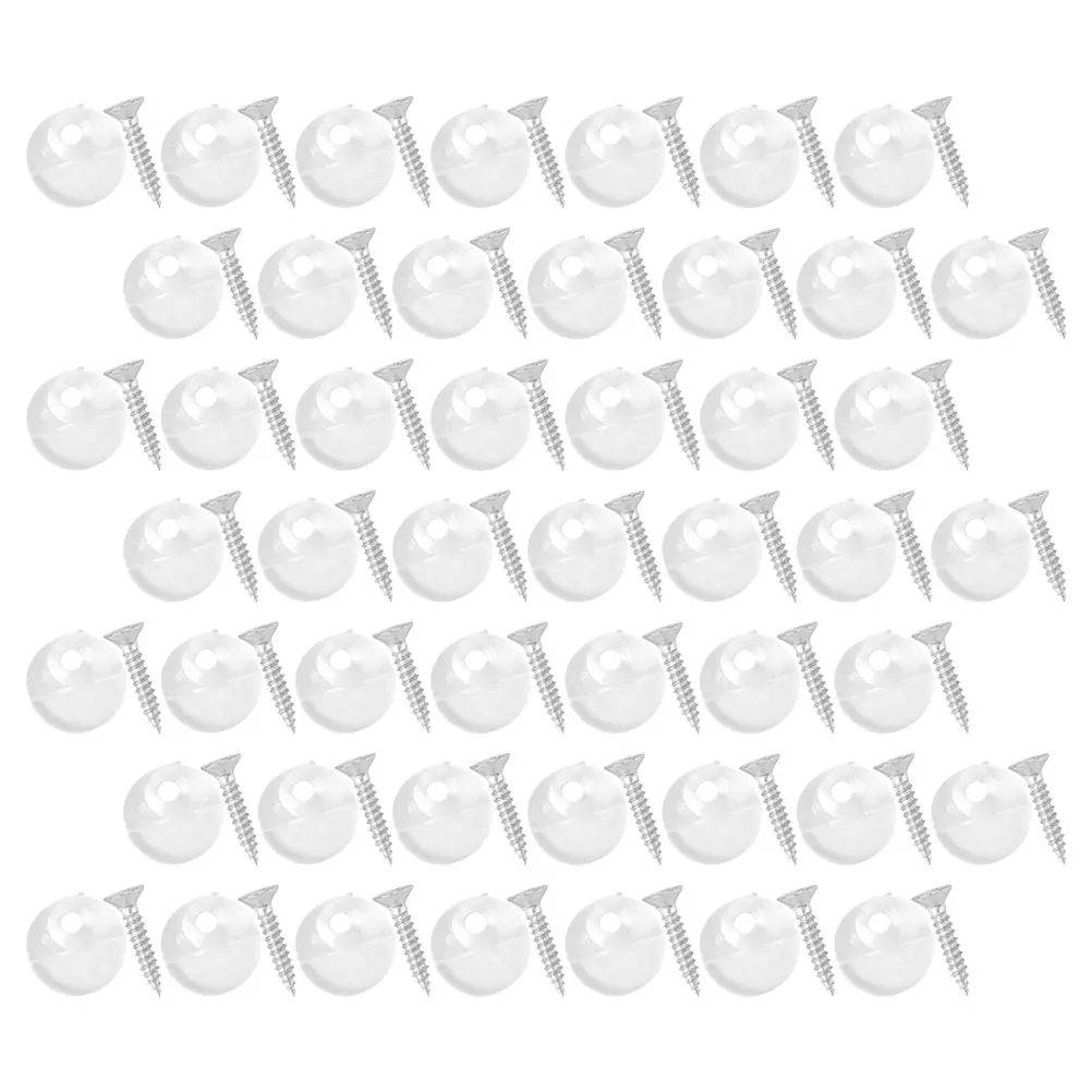 100 Pcs Glass Retainer Clips Smooth Mirror Hanger Wall Mount Kit Study Bedroom Kitchen Frameless Mirror Holder Bracket
100 Pcs Glass Retainer Clips Smooth Mirror Hanger Wall Mount Kit Study Bedroom Kitchen Frameless Mirror Holder Bracket