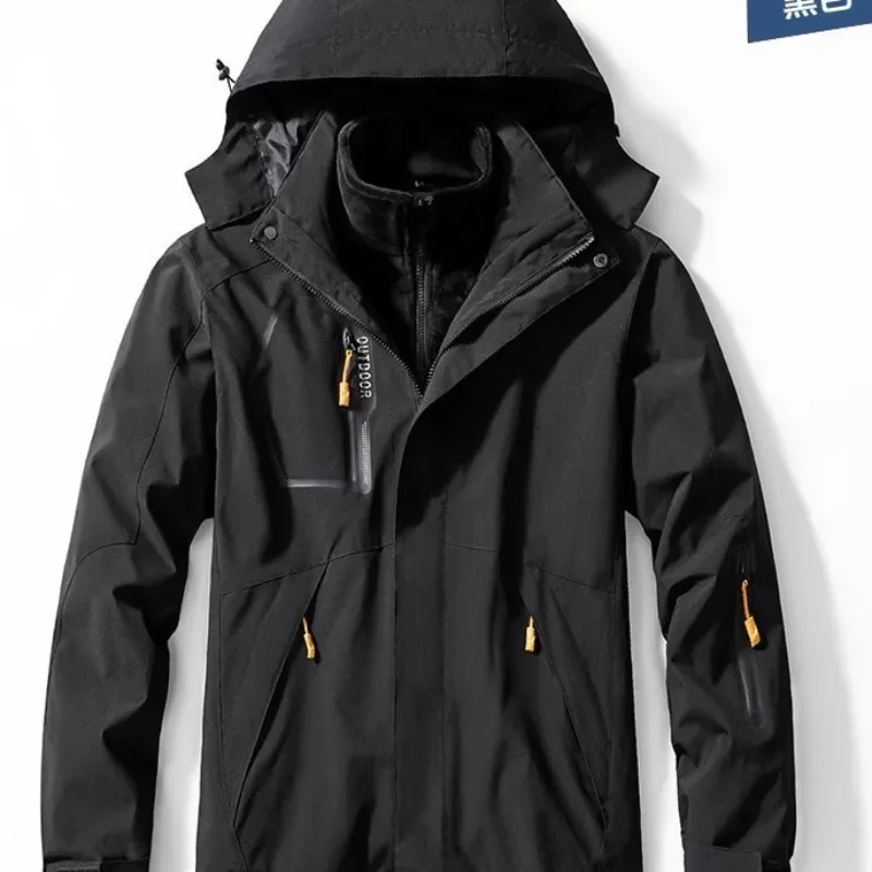 Spring Men Waterproof Jacket Outdoor Winter 3 in 1 Two-pieces Sets Men Women Warm Windbreaker Camping Hiking Outwear
Spring Men Waterproof Jacket Outdoor Winter 3 in 1 Two-pieces Sets Men Women Warm Windbreaker Camping Hiking Outwear