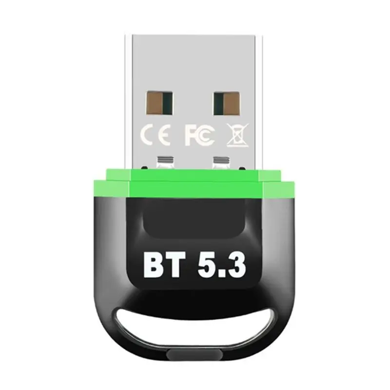 Stylish-USB Bluetooth 5.3 Adapter Transmitter Wireless Audio Receiver Free Drive For PC Laptop Speaker Mouse Keyboard