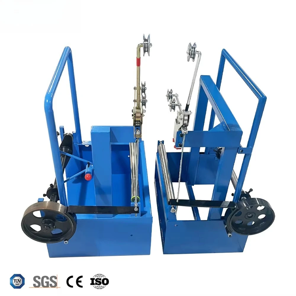 630MM Belt Braking Japanese Style Single Head Pay Off Rack Cable Unwinding Machine Passive Tension Pay-off Unit
