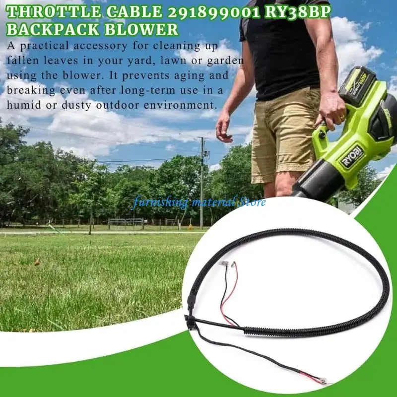 Y5GD 291899001 Throttle Control Cable Replacement For RY38BP 38CC Gas Backpack Blowers Featuring Easy Mounting Instructions
Y5GD 291899001 Throttle Control Cable Replacement For RY38BP 38CC Gas Backpack Blowers Featuring Easy Mounting Instructions