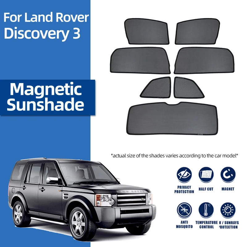 For Land Rover Discovery 3 LR3 2004-2010 Magnetic Car Sunshade Front Windshield Curtain Rear Side Baby Window Sun Shade Visor
For Land Rover Discovery 3 LR3 2004-2010 Magnetic Car Sunshade Front Windshield Curtain Rear Side Baby Window Sun Shade Visor