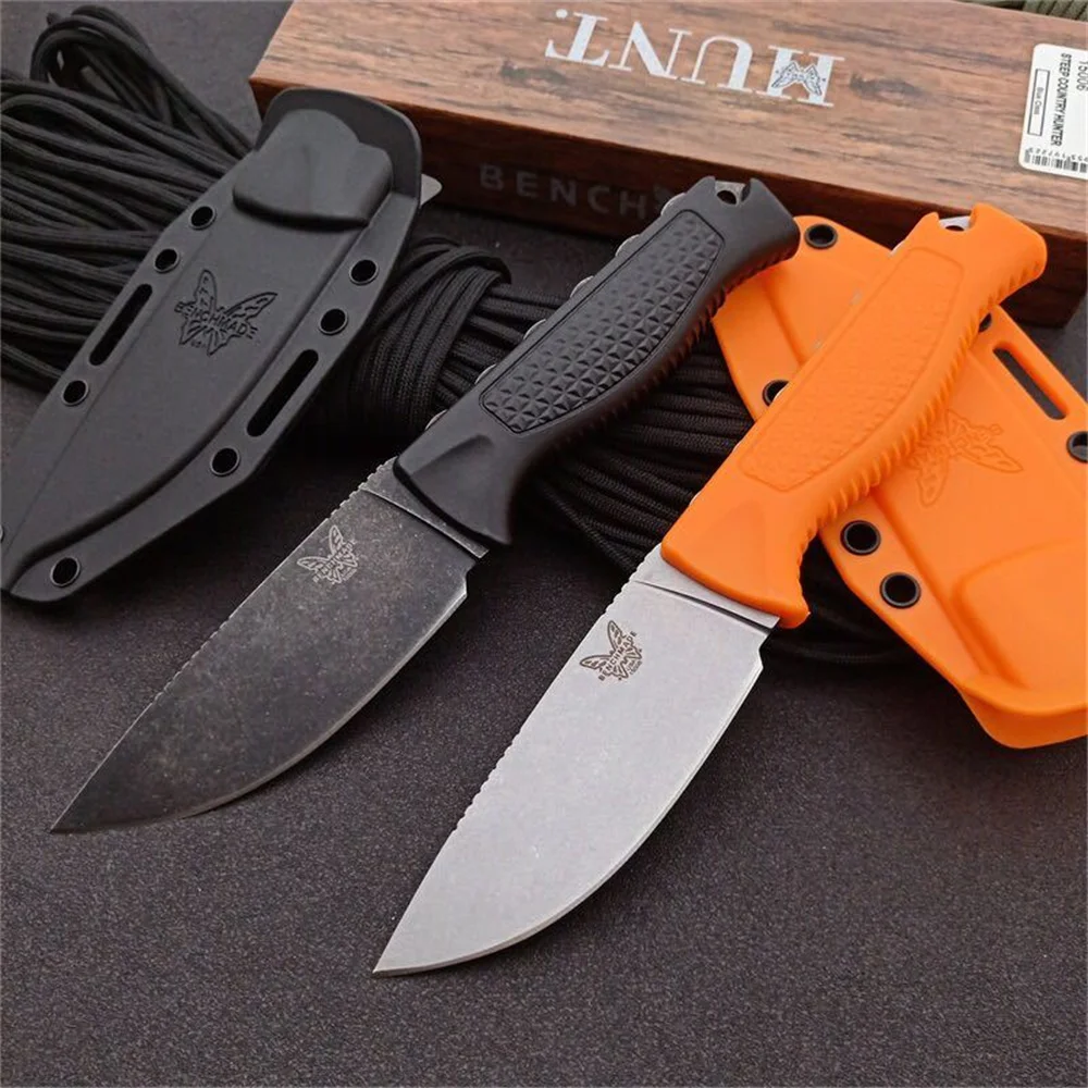 Portable BM 15006 EDC Knife Fixed Blade CPM-S30V Santoprene Handle Tactical Outdoor Knife 2 Colors EDC with Sheath
Portable BM 15006 EDC Knife Fixed Blade CPM-S30V Santoprene Handle Tactical Outdoor Knife 2 Colors EDC with Sheath