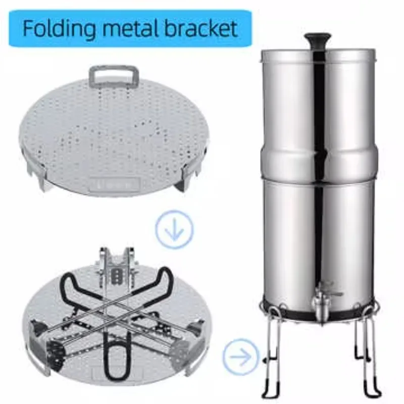 New Design 2 Stage 2.25 Gallons Stainless Steel Countertop Water Purifier with Water Level Window
New Design 2 Stage 2.25 Gallons Stainless Steel Countertop Water Purifier with Water Level Window