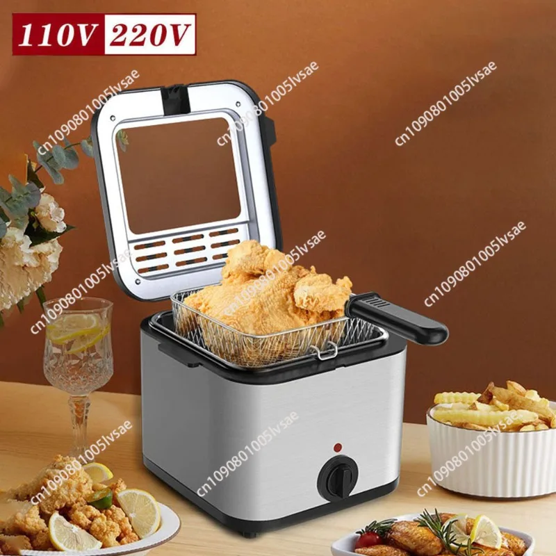American standard 110V square electric fryer, stainless steel fryer, European standard chicken chop and chips machine
American standard 110V square electric fryer, stainless steel fryer, European standard chicken chop and chips machine