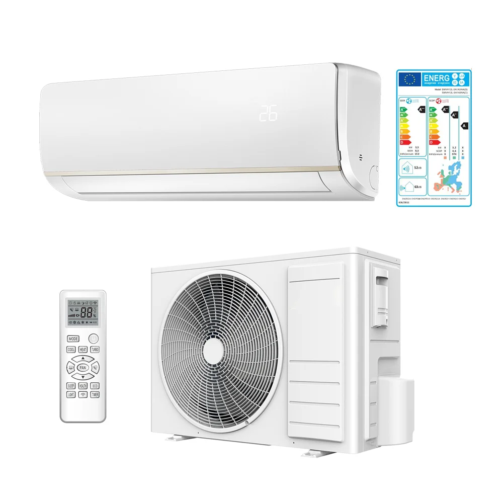 Заводская цена R32 1,5 110 В 60 Гц 18 SEER2 Тепловой насос Инвертор Разъемные кондиционеры с кабелем 3,5 м + медная трубка 3 м
Заводская цена R32 1,5 110 В 60 Гц 18 SEER2 Тепловой насос Инвертор Разъемные кондиционеры с кабелем 3,5 м + медная трубка 3 м