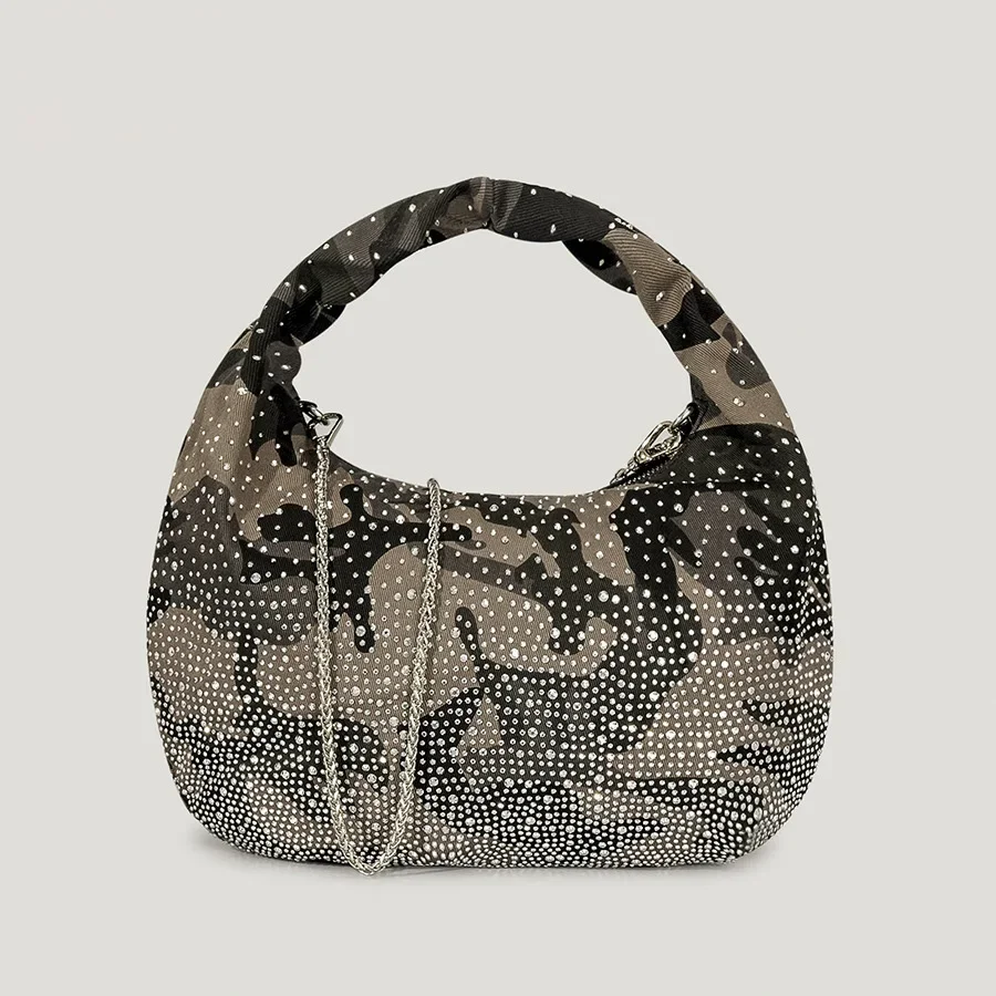 Fashion Diamonds Hobos Women Handbags Rhinestones Shoulder Crossbody Bags Shinny Half Moon Evening Purses Canvas Small Tote 2022
Fashion Diamonds Hobos Women Handbags Rhinestones Shoulder Crossbody Bags Shinny Half Moon Evening Purses Canvas Small Tote 2022