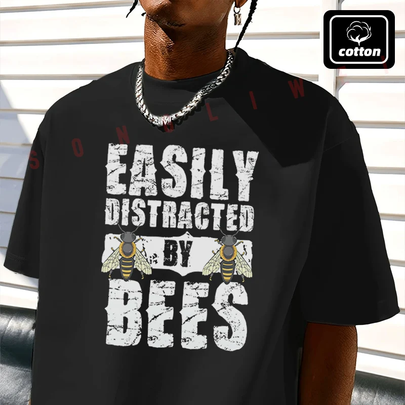 Bees Distraction Design Moto T-Shirt Men's Black Cotton TShirt New Summer Casual O-neck Short Sleeve Tees
Bees Distraction Design Moto T-Shirt Men's Black Cotton TShirt New Summer Casual O-neck Short Sleeve Tees