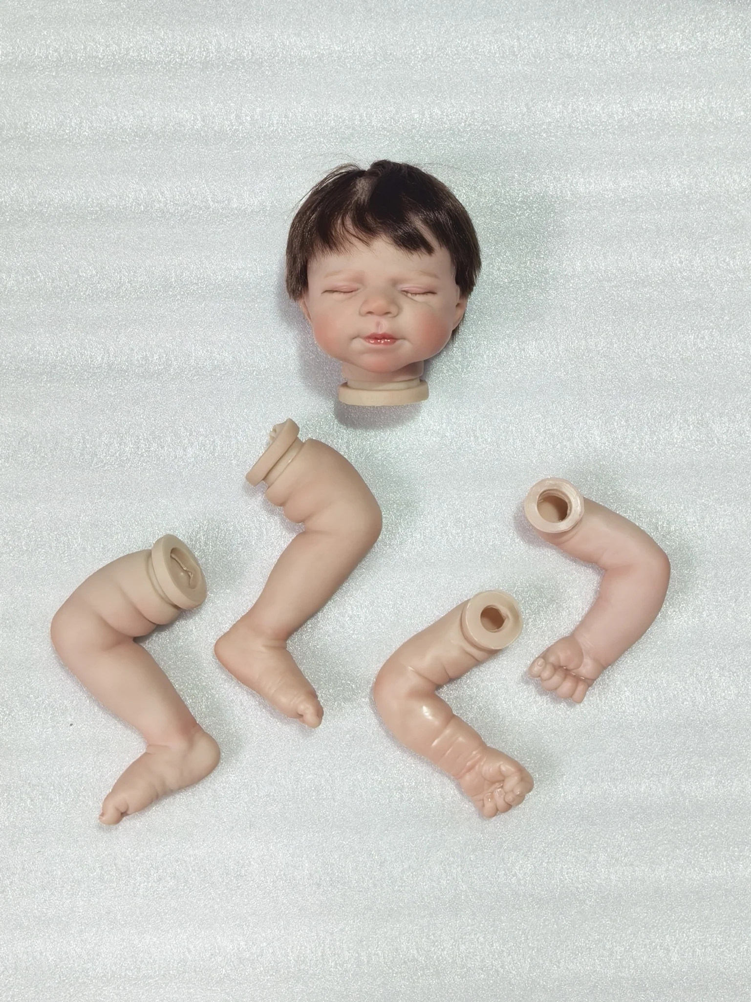 NPK 18inch Reborn Doll Kit Pascle Lifelike Sleeping Baby Painted Unfinished Doll Parts for DIY Baby Toy Crafting
NPK 18inch Reborn Doll Kit Pascle Lifelike Sleeping Baby Painted Unfinished Doll Parts for DIY Baby Toy Crafting
