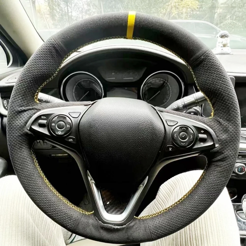 Custom Car Steering Wheel Braid Cover Soft 100% Fit For Buick GL8 Excelle Regal Envision S GL6 Verano Car Products Steering Wrap
Custom Car Steering Wheel Braid Cover Soft 100% Fit For Buick GL8 Excelle Regal Envision S GL6 Verano Car Products Steering Wrap