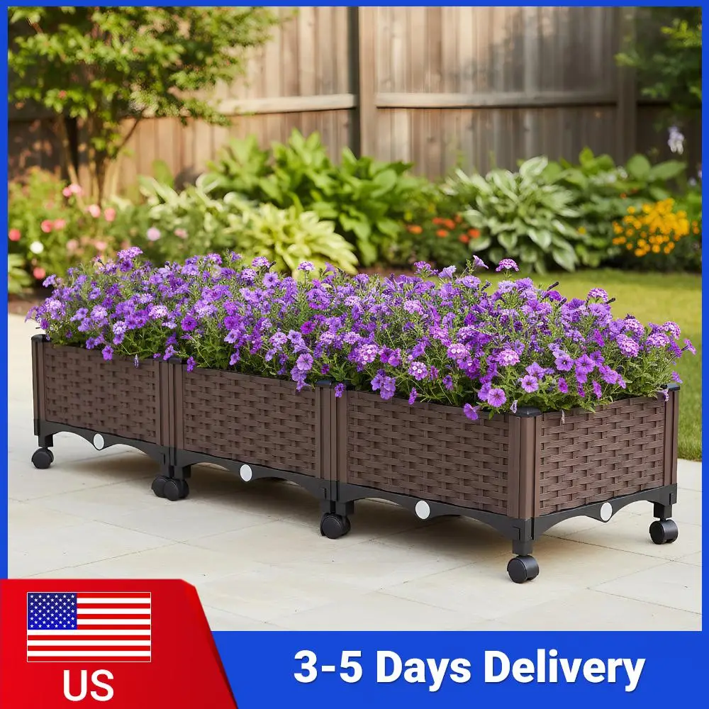 Напольные грядки-клумбы с дренажным клапаном для улицы: для заднего двора, патио, балкона
Напольные грядки-клумбы с дренажным клапаном для улицы: для заднего двора, патио, балкона