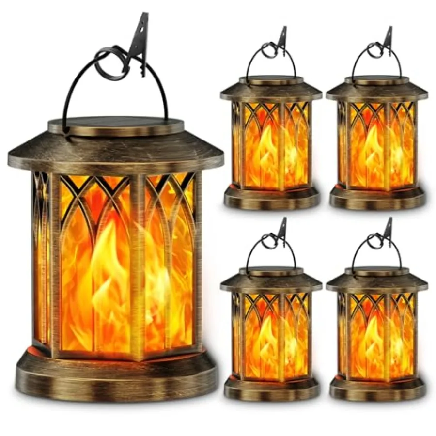 Solar Lanterns Outdoor Waterproof Upgraded Flickering Solar Lantern Lights Auto On/Off Lanterns Decorative Outdoor Outdoor Hang
Solar Lanterns Outdoor Waterproof Upgraded Flickering Solar Lantern Lights Auto On/Off Lanterns Decorative Outdoor Outdoor Hang