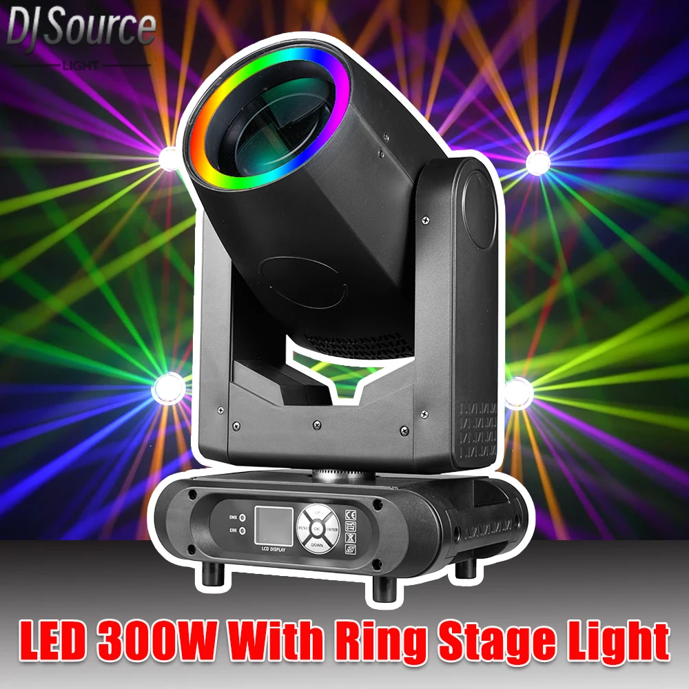 LED 300W Beam Moving Head Light With Ring Gobo Focus Atomization Effect DMX512 For DJ Disco Club Xmas Satge Lighting Effect
LED 300W Beam Moving Head Light With Ring Gobo Focus Atomization Effect DMX512 For DJ Disco Club Xmas Satge Lighting Effect