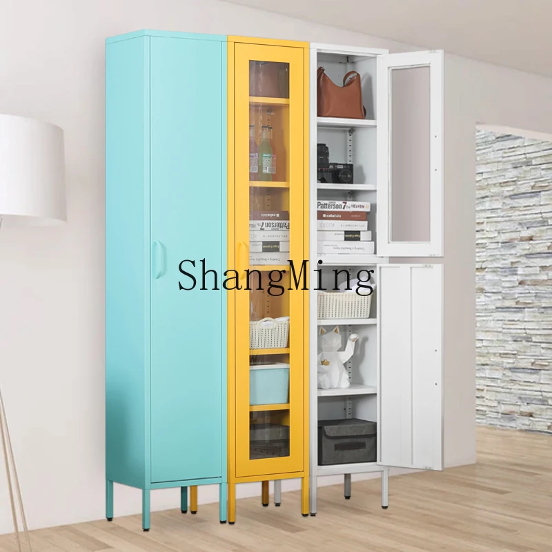 FG household simple glass door display kitchen crevice cabinet wrought iron storage balcony crevice storage cabinet
FG household simple glass door display kitchen crevice cabinet wrought iron storage balcony crevice storage cabinet