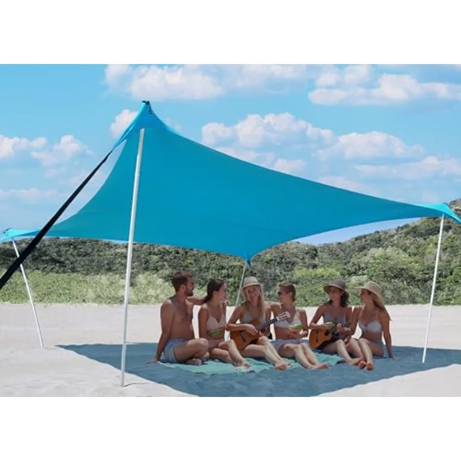10×10ft UPF50+ Beach Tent Sun Shelter Windproof Stable Outdoor Pop Up Beach Shade Canopy for Camping Fishing Backyard Fun or Pi
10×10ft UPF50+ Beach Tent Sun Shelter Windproof Stable Outdoor Pop Up Beach Shade Canopy for Camping Fishing Backyard Fun or Pi