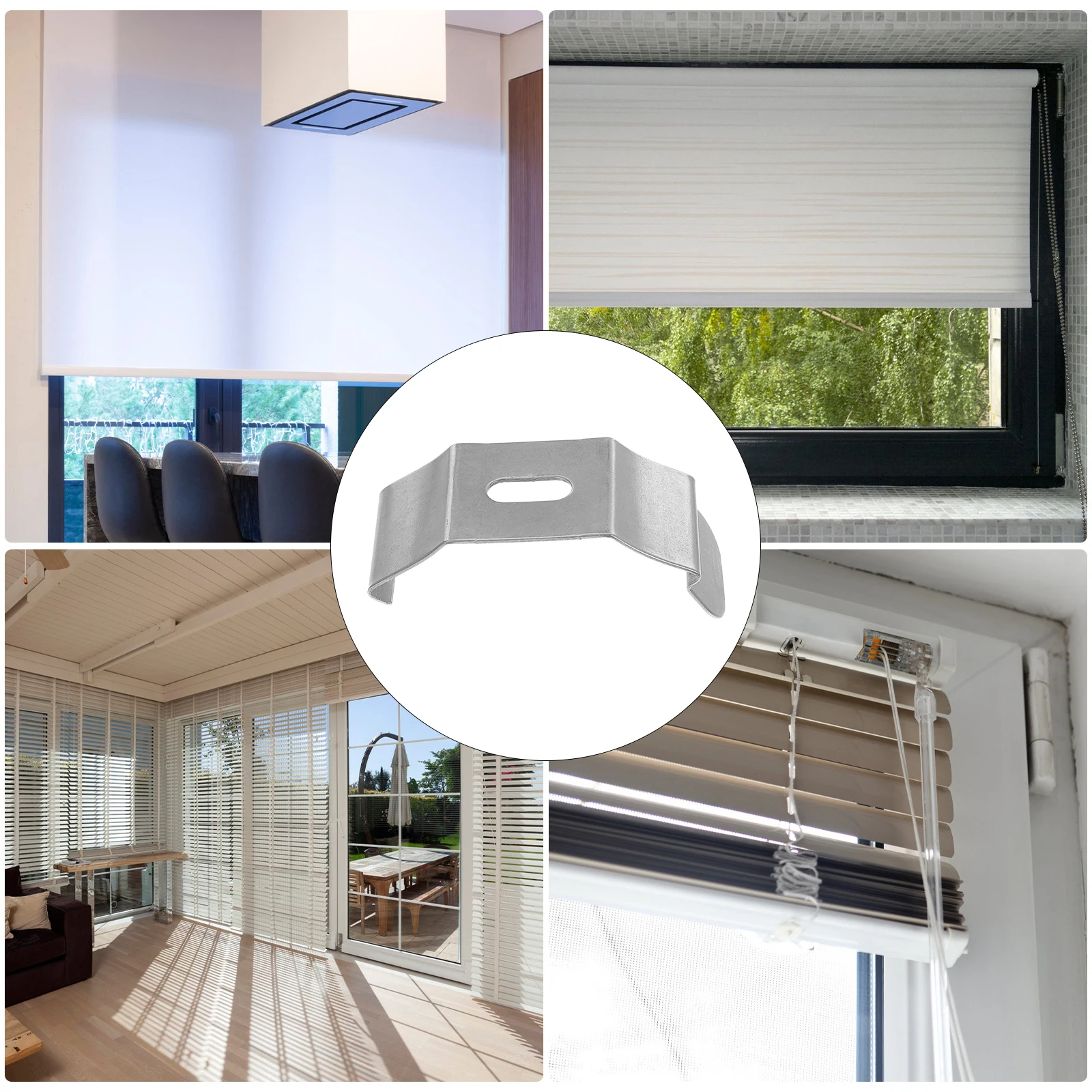 30 Pcs Shutter Bracket Blind Support Vertical Fittings Curtains Blinds Accessories Wall Brackets Rod
30 Pcs Shutter Bracket Blind Support Vertical Fittings Curtains Blinds Accessories Wall Brackets Rod