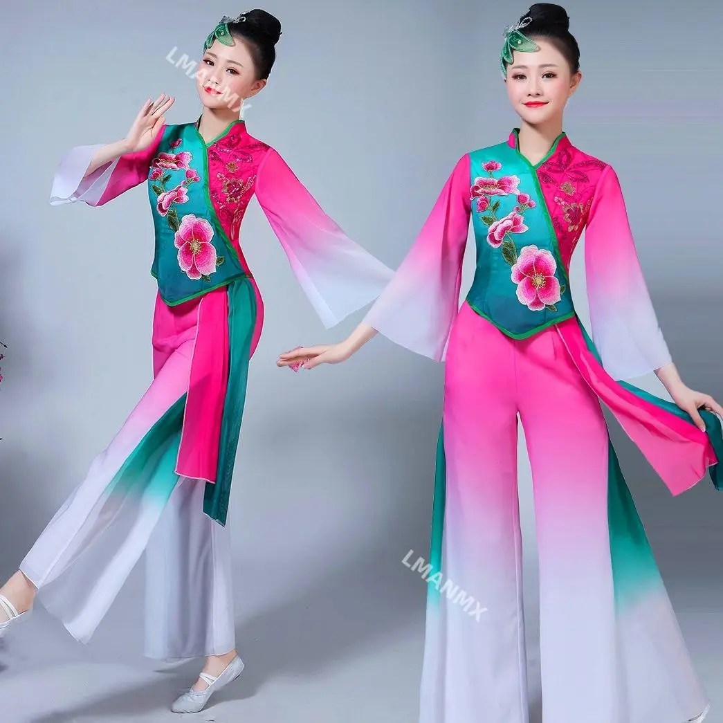 2023 Classical Yangge Dance Costume Waist Drum Costume Fan Dance Ethnic Dance Performance Stage Costume Set
2023 Classical Yangge Dance Costume Waist Drum Costume Fan Dance Ethnic Dance Performance Stage Costume Set