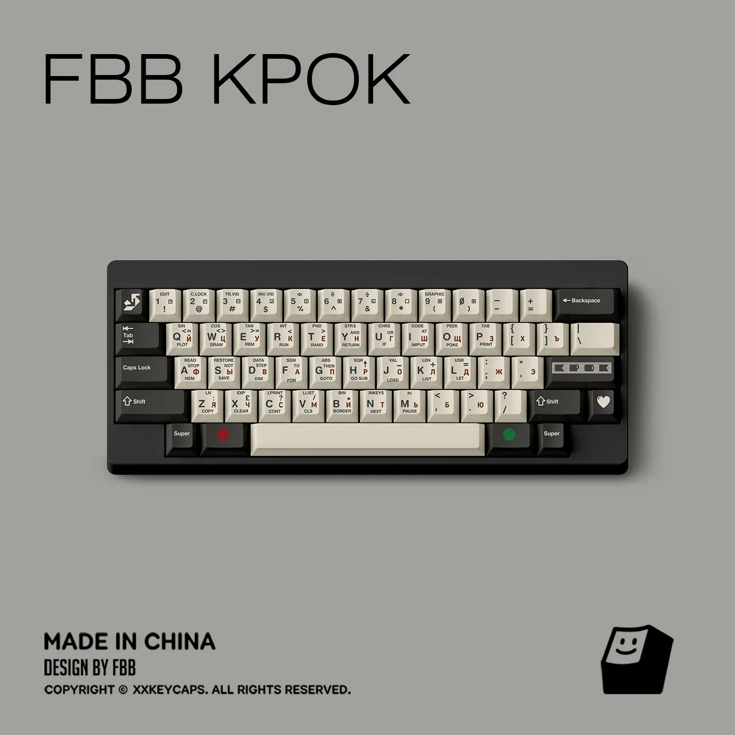 Original Keycaps Spectrum Retro KPOK Russian Customized Industrial Wind Dark Grey
Original Keycaps Spectrum Retro KPOK Russian Customized Industrial Wind Dark Grey