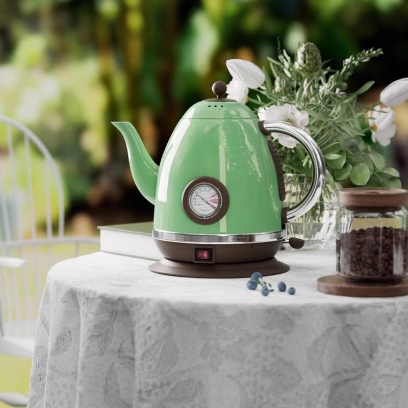 220 В бытовой изолированный электрический чайник из нержавеющей стали, постоянная температура
220 В бытовой изолированный электрический чайник из нержавеющей стали, постоянная температура