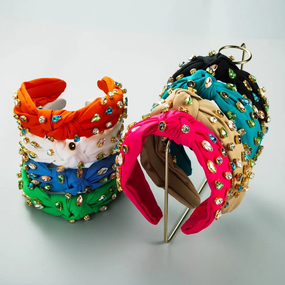 Irregular Multi Color Droplet Rhinestone Knot Headband Pleated Holiday Vibe Hairband Summer Beach Photography Hair Ornament
Irregular Multi Color Droplet Rhinestone Knot Headband Pleated Holiday Vibe Hairband Summer Beach Photography Hair Ornament