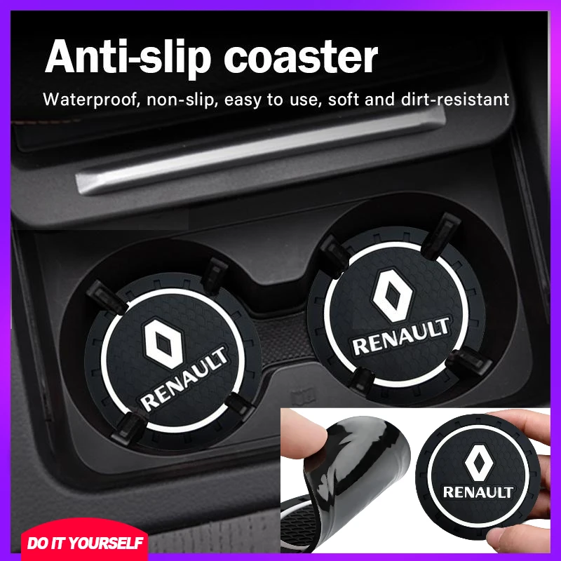Car Coaster Water Cup Slot Non-Slip Mat Pad Emblem Interior For Renault Clio Laguna 2 Megane 2 3 Duster Logan Captu Accessories
Car Coaster Water Cup Slot Non-Slip Mat Pad Emblem Interior For Renault Clio Laguna 2 Megane 2 3 Duster Logan Captu Accessories
