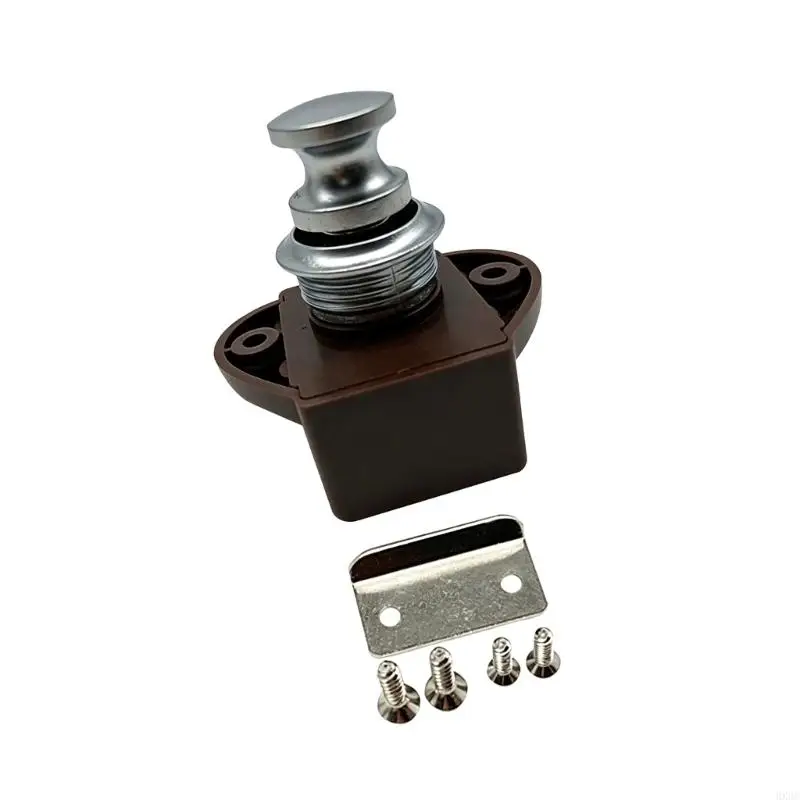 Easy Installs Push Button Latches Quiet Closing Mechanism Motorhome Cabinet Lock Set for Camping Car And Trailer Door HX6C
Easy Installs Push Button Latches Quiet Closing Mechanism Motorhome Cabinet Lock Set for Camping Car And Trailer Door HX6C