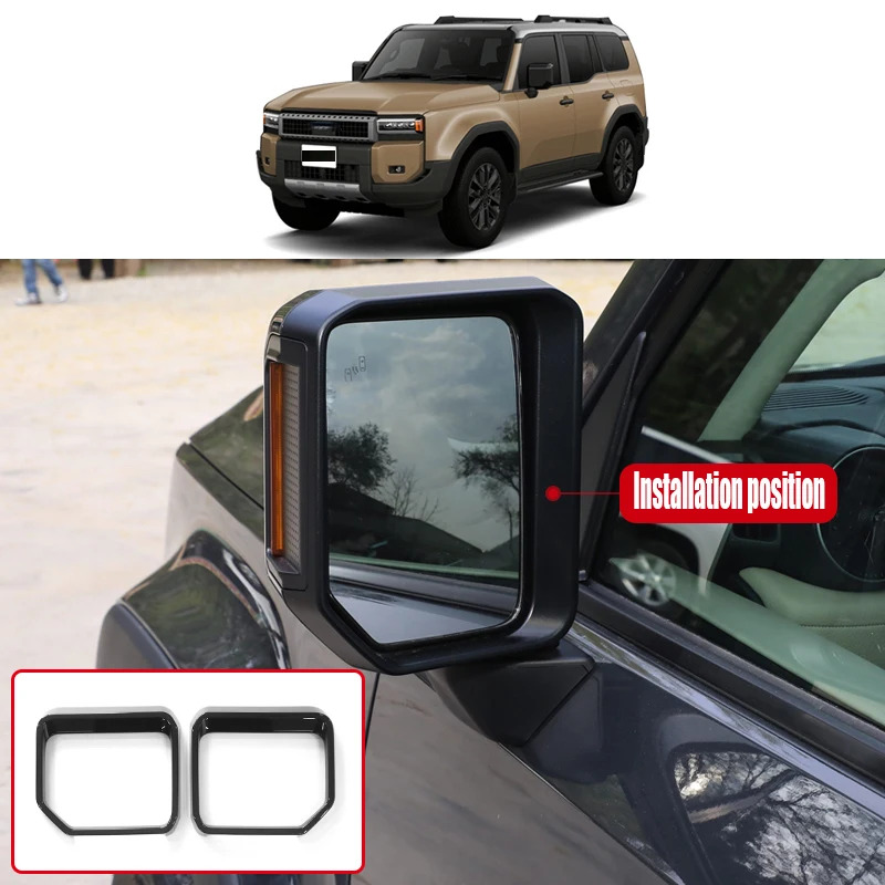 Для Toyota Land Cruiser Prado 250 Series 2024, зеркало заднего вида, дождевик, декоративная рамка для бровей, защита от погодного материала ABS
Для Toyota Land Cruiser Prado 250 Series 2024, зеркало заднего вида, дождевик, декоративная рамка для бровей, защита от погодного материала ABS